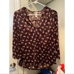 Maroon/burgundy shirt